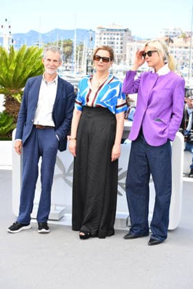 Ulrich Matthes, Martina Gedeck and Susanne Wolff at the Photocall HEIMSUCHUNG in Cannes on 17 05 2026