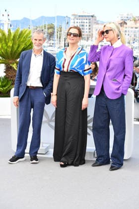 Ulrich Matthes, Martina Gedeck and Susanne Wolff at the Photocall HEIMSUCHUNG in Cannes on 17 05 2026