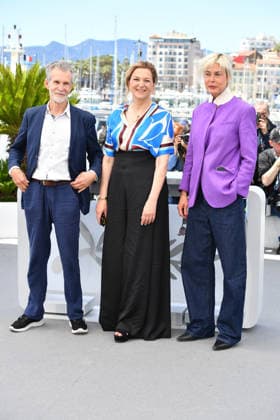 Ulrich Matthes, Martina Gedeck and Susanne Wolff at the Photocall HEIMSUCHUNG in Cannes on 17 05 2026