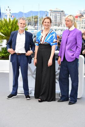 Ulrich Matthes, Martina Gedeck and Susanne Wolff at the Photocall HEIMSUCHUNG in Cannes on 17 05 2026