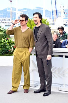 Miles Teller and Adam Driver at the PAPER TIGER photocall in Cannes on 17 05 2026