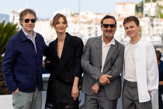 Félix Lefebvre, Gilles Lellouche, Louise Bourgoin, Laszlo Neles Photocall for Moulin at the 79th Cannes International Film Festival May 18th, 2026 Jacovides Moreau Bestimage Photocall for Moulin at the 79th Cannes International Film Festival May 18th, 2026 Cannes France  Copyright: xJACOVIDES-MOREAUx xBESTIMAGExJACOVIDES-MOREAUx xBESTIMAGEx