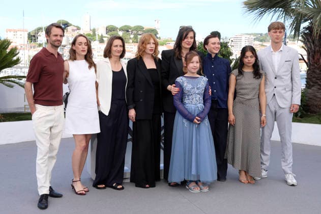 David Bohun, Viktoria Stolpe, Lixi Frank, Birgit Minichmayr, Sandra Wollner, Lotte Shirin Keiling, Carla Huttermann, Esja Wendel and Tristan Lopez at the photocall for the feature film Everytime at the Festival de Cannes 2026 79 Cannes International Film Festival at the Palais des Festivals Cannes, 18 05 206 Foto:xD.xBedrosianx xFuturexImagex everytime_6504