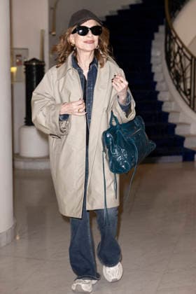 Cannes Isabelle Huppert exits Martinez MP Cannes, France- May 18: Isabelle Huppert leaves the Martinez Hotel during 79th Festival of Cannes, on May 18, 2026 in Cannes, France. Photo by Marco Piovanotto Abacapress.com Cannes France  Copyright: xPiovanottoxMarco ABACAx