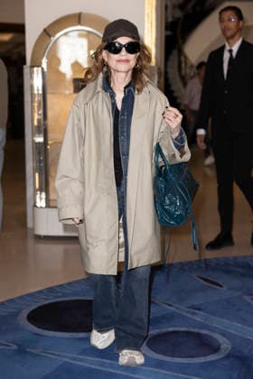 Cannes Isabelle Huppert exits Martinez MP Cannes, France- May 18: Isabelle Huppert leaves the Martinez Hotel during 79th Festival of Cannes, on May 18, 2026 in Cannes, France. Photo by Marco Piovanotto Abacapress.com Cannes France  Copyright: xPiovanottoxMarco ABACAx
