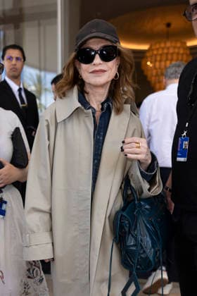 Cannes Isabelle Huppert exits Martinez MP Cannes, France- May 18: Isabelle Huppert leaves the Martinez Hotel during 79th Festival of Cannes, on May 18, 2026 in Cannes, France. Photo by Marco Piovanotto Abacapress.com Cannes France  Copyright: xPiovanottoxMarco ABACAx