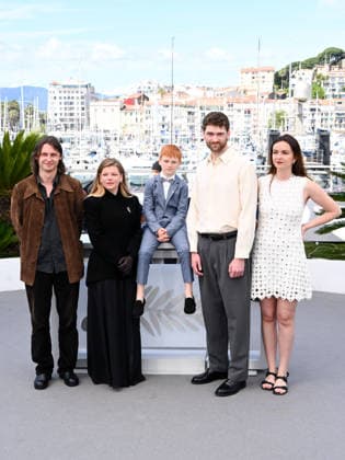 IPA84823093 - Cannes, 79th Cannes Film Festival 2026, day 7. Photocall by Vesna Pictured: Rostislav Kirpicenko, Anastasiia Pustovit, Bartas Å½danoviÄius, KÄ™stutis CicÄ—nas  Copyright: xAlbertoxTerenghix xPoolxPhotoxEventsx07x 84823093