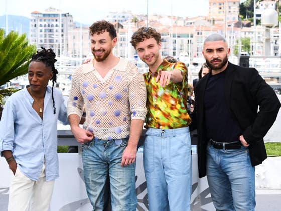 IPA84823830 - Cannes Film Festival 2026, Day 7. Photocall of the film Jim Queen. Shirley Souagnon, Alex Ramires, Jeremy Gillet and Francois Sagat are pictured.  Copyright: xAlbertoxTerenghix xPoolxPhotoxEventsx07x 84823830