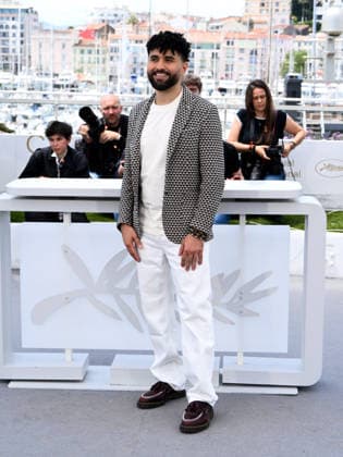 IPA84824054 - Cannes Film Festival 2026, Day 7. Photocall of the film Jim Queen. Pictured is Amine Bouhafa  Copyright: xAlbertoxTerenghix xPoolxPhotoxEventsx07x 84824054
