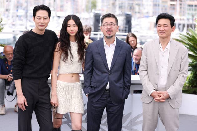 Cannes - Hope Photocall JD Zo In-sung, Jung Ho - yeon, Na Hong-jin and Hwang Jung-min attend the photocall of the film Hope during the 79th annual Cannes Film Festival at Palais des Festivals on May 18, 2026 in Cannes, France. Photo by Jerome Domine ABACAPRESS.COM Cannes France  Copyright: xDominexJerome ABACAx