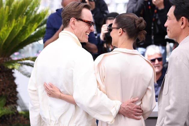 Cannes - Hope Photocall JD Alicia Vikander and Michael Fassbender attend the photocall of the film Hope during the 79th annual Cannes Film Festival at Palais des Festivals on May 18, 2026 in Cannes, France. Photo by Jerome Domine ABACAPRESS.COM Cannes France  Copyright: xDominexJerome ABACAx