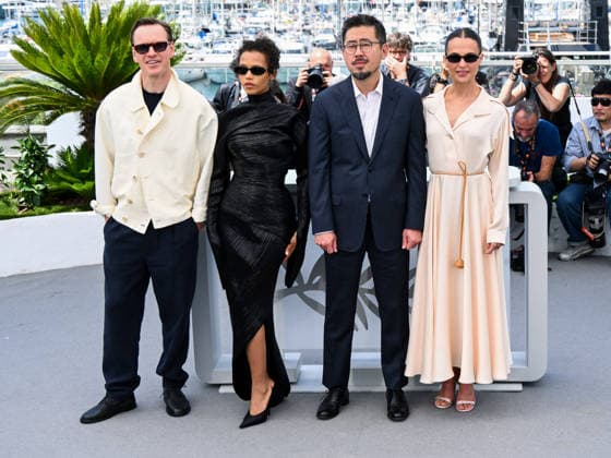 IPA84824566 - Cannes, 79th Cannes Film Festival 2026, day 7. Photocall of HOPE Pictured: Michael Fassbender, Taylor Russell, Na Hong-jin and Alicia Vikander  Copyright: xAlbertoxTerenghix xPoolxPhotoxEventsx07x 84824566