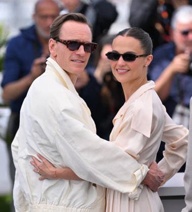 79th Cannes Film Festival: Hope photocall CANNES, FRANCE - MAY 18: German actor Michael Fassbender (L) and Swedish actress Alicia Vikander (R) pose during a photocall for the film Hope at the 79th edition of the Cannes Film Festival in Cannes, France on May 18, 2026. Mustafa Yalcin Anadolu Cannes France. Editorial use only. Please get in touch for any other usage.  Copyright: x2026xAnadoluxMustafaxYalcinx