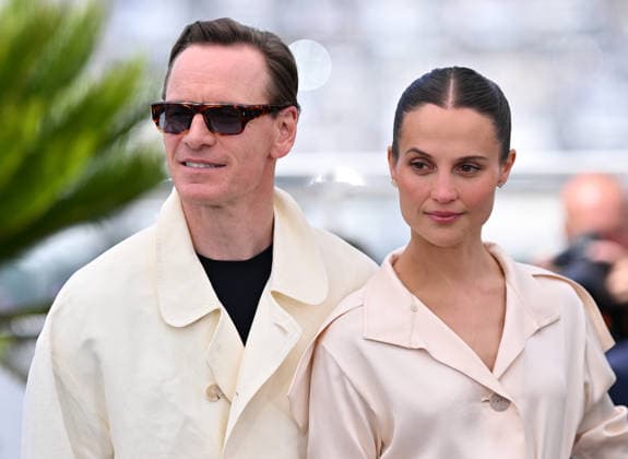 79th Cannes Film Festival: Hope photocall CANNES, FRANCE - MAY 18: German actor Michael Fassbender (L) and Swedish actress Alicia Vikander (R) pose during a photocall for the film Hope at the 79th edition of the Cannes Film Festival in Cannes, France on May 18, 2026. Mustafa Yalcin Anadolu Cannes France. Editorial use only. Please get in touch for any other usage.  Copyright: x2026xAnadoluxMustafaxYalcinx