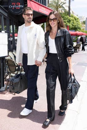Cannes Izabel Goulart, Kevin Trapp exits Martinez MP Cannes, France- May 18: Izabel Goulart, Kevin Trapp leaves the Martinez Hotel during 79th Festival of Cannes, on May 18, 2026 in Cannes, France. Photo by Marco Piovanotto Abacapress.com Cannes France  Copyright: xPiovanottoxMarco ABACAx