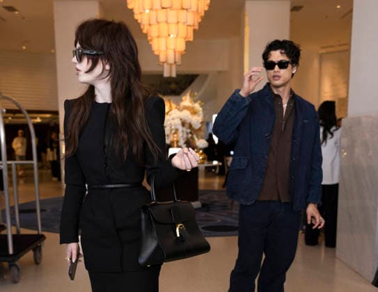 Cannes Sophie Thatcher, Charles Melton exits Martinez MP Cannes, France- May 18: Sophie Thatcher, Charles Melton leave the Martinez Hotel during 79th Festival of Cannes, on May 18, 2026 in Cannes, France. Photo by Marco Piovanotto Abacapress.com Cannes France  Copyright: xPiovanottoxMarco ABACAx