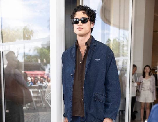 Cannes , Charles Melton exits Martinez MP Cannes, France- May 18: , Charles Melton leaves the Martinez Hotel during 79th Festival of Cannes, on May 18, 2026 in Cannes, France. Photo by Marco Piovanotto Abacapress.com Cannes France  Copyright: xPiovanottoxMarco ABACAx