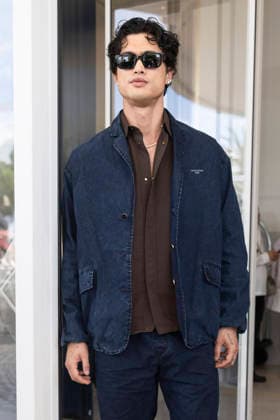 Cannes , Charles Melton exits Martinez MP Cannes, France- May 18: , Charles Melton leaves the Martinez Hotel during 79th Festival of Cannes, on May 18, 2026 in Cannes, France. Photo by Marco Piovanotto Abacapress.com Cannes France  Copyright: xPiovanottoxMarco ABACAx