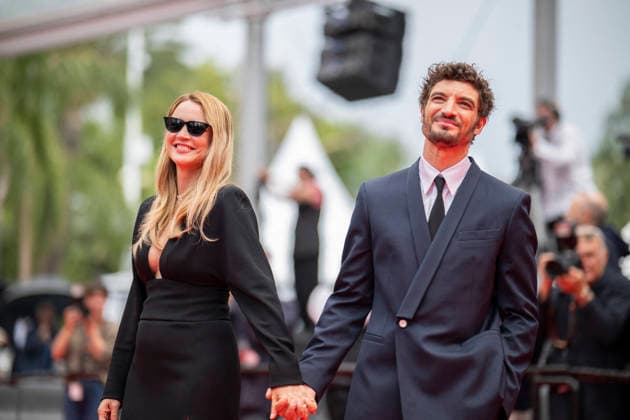 Internationale Filmfestspiele von Cannes, The Unknown Premiere #4 Cannes L’Inconnue (The Unknown) Carpet EB Virginie Efira and Niels Schneider during the 79th Cannes International Film Festival in Cannes, France on May 18, 2026, the film selected in the Official Competition.Photo by Eliot Blondet ABACAPRESS.COM Cannes France France  Copyright: xBlondetxEliot ABACAx
