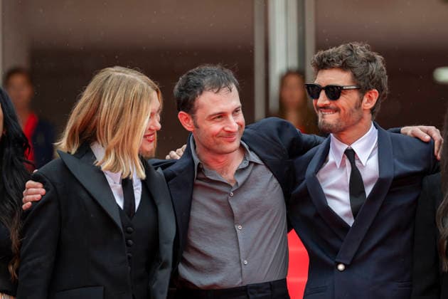 Internationale Filmfestspiele von Cannes, The Unknown Premiere #4 Cannes L’Inconnue (The Unknown) Carpet EB French actress Lea Seydoux, French director and screenwriter Arthur Harari and French-Canadian actor Niels Schneider during the 79th Cannes International Film Festival in Cannes, France on May 18, 2026, the film selected in the Official Competition.Photo by Eliot Blondet ABACAPRESS.COM Cannes France France  Copyright: xBlondetxEliot ABACAx