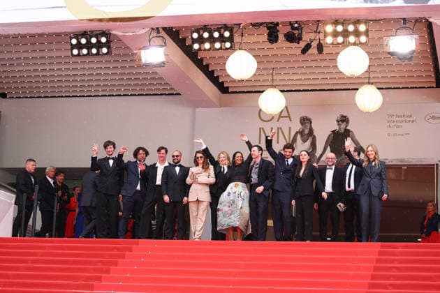 Internationale Filmfestspiele von Cannes, The Unknown Premiere #4 May 18, 2026, Cannes, Cote D azur, France: VINCENT POYMIRO, NICOLAS ANTHOME, LILITH GRASMUG, LAURENT SENECHAL, LEA SEYDOUX, ARTHUR HARARI, NIELS SCHNEIDER and LUCAS HARARI on the red carpet for the screening of THE UNKNOWN at the 79th Annual Cannes Film Festival at Palais des Festivals in Cannes, France Cannes France - ZUMAc179 20260518_zep_c179_001 Copyright: xMickaelxChavetx