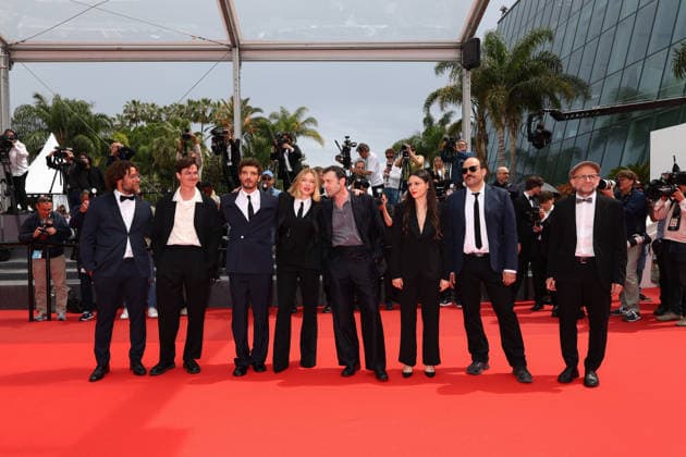 Internationale Filmfestspiele von Cannes, The Unknown Premiere #4 May 18, 2026, Cannes, Cote D azur, France: VINCENT POYMIRO, NICOLAS ANTHOME, LILITH GRASMUG, LAURENT SENECHAL, LEA SEYDOUX, ARTHUR HARARI, NIELS SCHNEIDER and LUCAS HARARI on the red carpet for the screening of THE UNKNOWN at the 79th Annual Cannes Film Festival at Palais des Festivals in Cannes, France Cannes France  - ZUMAc179 20260518_zep_c179_004 Copyright: xMickaelxChavetx