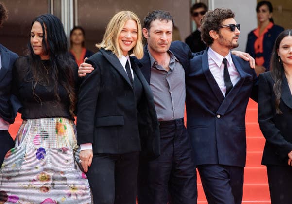 Internationale Filmfestspiele von Cannes, The Unknown Premiere #4 79ème Festival International du Film de Cannes Montée des marches du film L inconnue 79th International Cannes Film Festival Red Carpet with L inconnue cast 456335 2026 05 18 Seydoux, Léa Schneider, Niels Harari, Arthur Masud, Shanti  Copyright: xIvankaxVoisinx xStarfacex STAR_456335_020