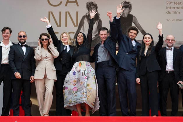 Internationale Filmfestspiele von Cannes, The Unknown Premiere #4 Cannes L’Inconnue (The Unknown) Carpet EB Léa Seydoux, Arthur Harari, Niels Schneider during the 79th Cannes International Film Festival in Cannes, France on May 18, 2026, the film selected in the Official Competition.Photo by Eliot Blondet ABACAPRESS.COM Cannes France France  Copyright: xBlondetxEliot ABACAx