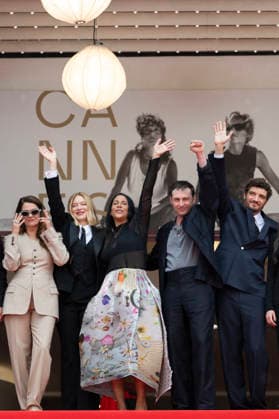 Internationale Filmfestspiele von Cannes, The Unknown Premiere #4 Cannes L’Inconnue (The Unknown) Carpet EB Léa Seydoux, Arthur Harari, Niels Schneider during the 79th Cannes International Film Festival in Cannes, France on May 18, 2026, the film selected in the Official Competition.Photo by Eliot Blondet ABACAPRESS.COM Cannes France France  Copyright: xBlondetxEliot ABACAx