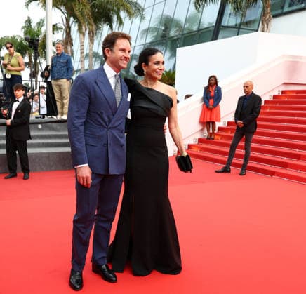 Internationale Filmfestspiele von Cannes, The Unknown Premiere #4 May 18, 2026, Cannes, Cote D azur, France: MARCO COLOMBO and RANDI INGERMAN on the red carpet for the screening of THE UNKNOWN at the 79th Annual Cannes Film Festival at Palais des Festivals in Cannes, France Cannes France  - ZUMAc179 20260518_zep_c179_035 Copyright: xMickaelxChavetx