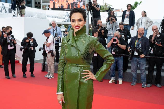 Internationale Filmfestspiele von Cannes, The Unknown Premiere #4 Cannes L Inconnue Red Carpet LZ Farida Khelfa attending the red carpet of L Inconnue during the 79th Cannes International Film Festival in Cannes, France on May 18, 2026, the film selected in the Official Competition. Photo by Laurent Zabulon ABACAPRESS.COM  Copyright: xZabulonxLaurentx
