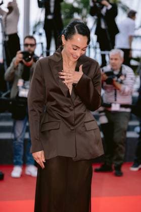 Internationale Filmfestspiele von Cannes, The Unknown Premiere #4 79ème Festival International du Film de Cannes Montée des marches du film L inconnue 79th International Cannes Film Festival Red Carpet with L inconnue cast 456336 2026 05 18 Alpes Maritimes Cannes France Pravi, Barbara  Copyright: xTerencexBaelenx STAR_456336_005