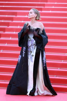 Internationale Filmfestspiele von Cannes, Fjord Premiere #5 Cannes - Fjord Red Carpet Sharon Stone attending the Fjord screening during the 79th annual Cannes Film Festival at Palais des Festivals on May 18, 2026 in Cannes, France. Photo by Jerome Domine ABACAPRESS.COM Cannes France  Copyright: xDominexJerome ABACAx