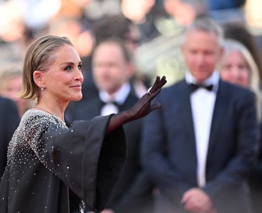 Internationale Filmfestspiele von Cannes, Fjord Premiere #5 79th Cannes Film Festival: Fjord screening CANNES, FRANCE - MAY 18: US actress Sharon Stone arrives for the screening of the film Fjord at the 79th edition of the Cannes Film Festival in Cannes, France on May 18, 2026. Mustafa Yalcin Anadolu Cannes France. Editorial use only. Please get in touch for any other usage.  Copyright: x2026xAnadoluxMustafaxYalcinx