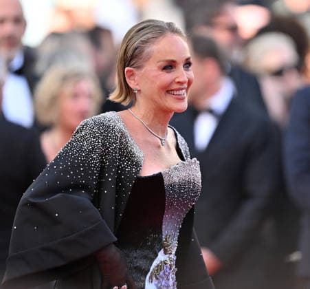 Internationale Filmfestspiele von Cannes, Fjord Premiere #5 79th Cannes Film Festival: Fjord screening CANNES, FRANCE - MAY 18: US actress Sharon Stone arrives for the screening of the film Fjord at the 79th edition of the Cannes Film Festival in Cannes, France on May 18, 2026. Mustafa Yalcin Anadolu Cannes France. Editorial use only. Please get in touch for any other usage.  Copyright: x2026xAnadoluxMustafaxYalcinx