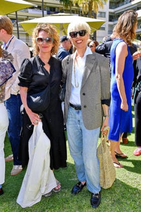Tricia Tuttle and Katja Eichinger at the MBB Reception Medienboard Reception at the Gardens of the Mondrian in Cannes on 17 05 2026 as part of the 79 Cannes Film Festival in Cannes Medienboard Reception in Cannes