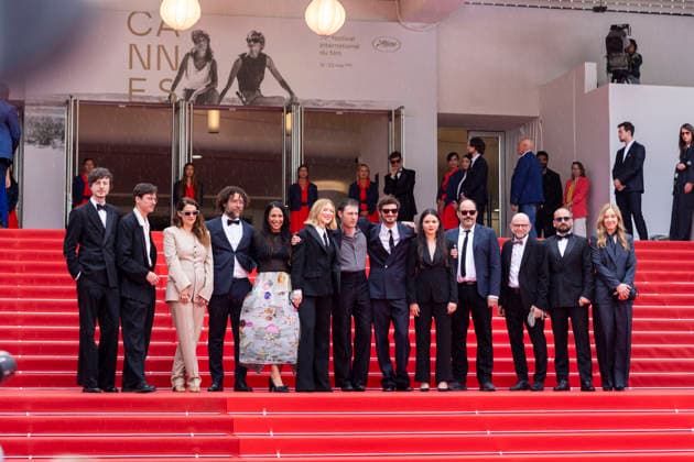 Internationale Filmfestspiele von Cannes, The Unknown Premiere #6 Andrea Poggio, Lucas Harari, Victoire Du Bois, Laurent Senechal, Shanti Masud, Léa Seydoux, Arthur Harari, Niels Schneider, Lilith Grasmug, Nicolas Anthomé, Vincent Poymiro, Jonathan Turnbull and Guest Montée des marches du film Linconnue lors du 79ème Festival International du Film de Cannes, le 18 mai 2026 Olivier Borde Bestimage Red carpet for The unknown at the 79th Cannes International Film Festival on May 18, 2026 Cannes France Copyright: xOLIVIERxBORDEx xBESTIMAGExOLIVIERxBORDEx xBESTIMAGEx