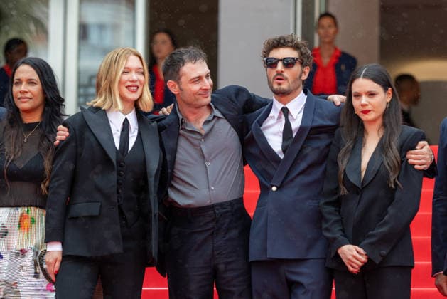Internationale Filmfestspiele von Cannes, The Unknown Premiere #6 Shanti Masud, Léa Seydoux, Lucas Harari, Niels Schneider, Lilith Grasmug Montée des marches du film Linconnue lors du 79ème Festival International du Film de Cannes, le 18 mai 2026 Olivier Borde Bestimage Red carpet for The unknown at the 79th Cannes International Film Festival on May 18, 2026 Cannes France  Copyright: xOLIVIERxBORDEx xBESTIMAGExOLIVIERxBORDEx xBESTIMAGEx