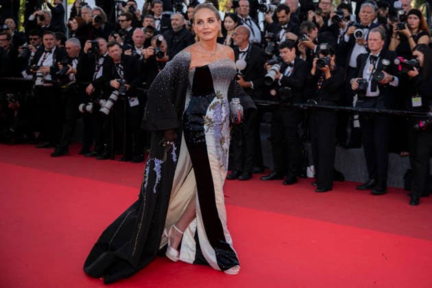 Internationale Filmfestspiele von Cannes, Fjord Premiere #6 Cannes Fjord Red Carpet EB Sharon Stone attends the Fjord screening during the 79th annual Cannes Film Festival at Palais des Festivals on May 18, 2026 in Cannes, France. Photo by Eliot Blondet ABACAPRESS.COM Cannes France France  Copyright: xBlondetxEliot ABACAx
