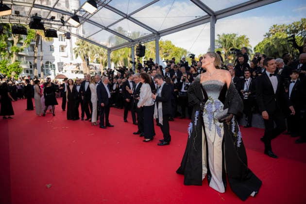 Internationale Filmfestspiele von Cannes, Fjord Premiere #6 Cannes Fjord Red Carpet EB Sharon Stone attends the Fjord screening during the 79th annual Cannes Film Festival at Palais des Festivals on May 18, 2026 in Cannes, France. Photo by Eliot Blondet ABACAPRESS.COM Cannes France France  Copyright: xBlondetxEliot ABACAx