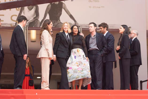 Internationale Filmfestspiele von Cannes, The Unknown Premiere #6 Lucas Harari, Victoire Du Bois, Léa Seydoux, Shanti Masud, Arthur Harari, Niels Schneider, Lilith Grasmug Montée des marches du film Linconnue lors du 79ème Festival International du Film de Cannes, le 18 mai 2026 Olivier Borde Bestimage Red carpet for The unknown at the 79th Cannes International Film Festival on May 18, 2026 Cannes France  Copyright: xOLIVIERxBORDEx xBESTIMAGExOLIVIERxBORDEx xBESTIMAGEx