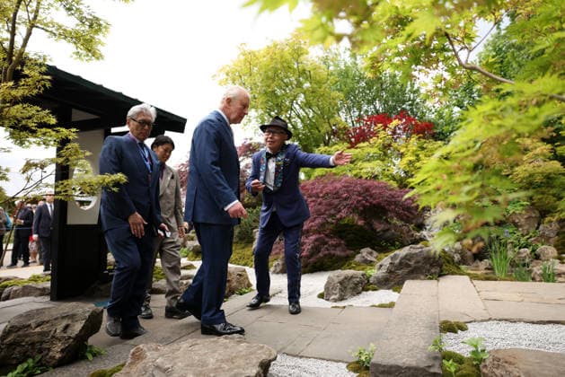 . 18 05 2026. London, United Kingdom. King Charles III and Queen Camilla at the Chelsea Flower Show in London.  xPoolx xi-Imagesx IIM-26784-0008