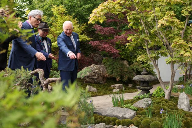 . 18 05 2026. London, United Kingdom. King Charles III and Queen Camilla at the Chelsea Flower Show in London.  xPoolx xi-Imagesx IIM-26784-0009