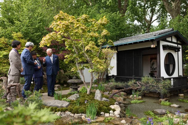 . 18 05 2026. London, United Kingdom. King Charles III and Queen Camilla at the Chelsea Flower Show in London.  xPoolx xi-Imagesx IIM-26784-0011