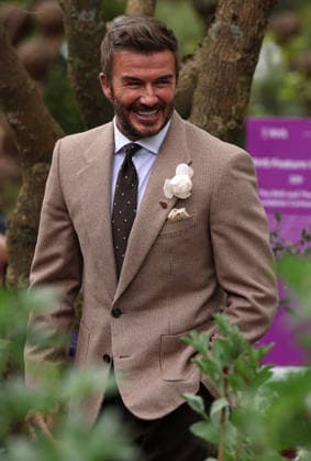 David Beckham attends the 2026 RHS Chelsea Flower Show Former England footballer David Beckham reacts at the 2026 RHS Chelsea Flower Show in London on May 18, 2026., Credit:ADRIAN DENNIS PA ROTA - B68 Avalon United Kingdom, London  Copyright: xADRIANxDENNISx xPAxROTAx-xB68x xAvalonx 1100160068