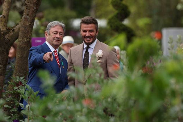 David Beckham attends the 2026 RHS Chelsea Flower Show Gardener and broadcaster Alan Titchmarsh (L) talks with former England footabller David Beckham on the press day ahead of the 2026 RHS Chelsea Flower Show in London on May 18, 2026., Credit:ADRIAN DENNIS PA ROTA - B68 Avalon United Kingdom, London  Copyright: xADRIANxDENNISx xPAxROTAx-xB68x xAvalonx 1100160099