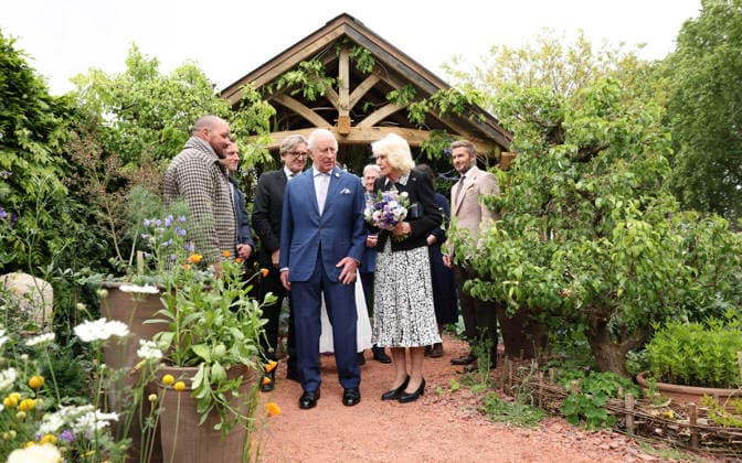 King Charles III attends the 2026 RHS Chelsea Flower Show Britain s King Charles III and Britain s Queen Camilla visit the The RHS and The King s Foundation Curious Garden the 2026 RHS Chelsea Flower Show in London on May 18, 2026., Credit:ADRIAN DENNIS PA ROTA - B68 Avalon United Kingdom, London  Copyright: xADRIANxDENNISx xPAxROTAx-xB68x xAvalonx 1100160256
