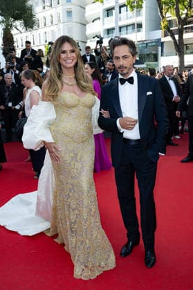 Internationale Filmfestspiele von Cannes, Fjord Premiere #8 Cannes Fjord screening NG Heidi Klum and Kilian Hennessy attending the ‘Fjord’ Screening and Red Carpet at Palais Des Festivals in Cannes, France on May 18 2026 as part of the 79th Cannes Film Festival. Photo by Nicolas Genin ABACAPRESS.COM Cannes France  Copyright: xGeninxNicolas ABACAx