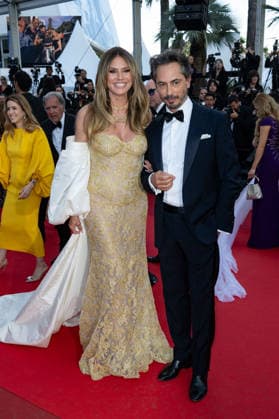 Internationale Filmfestspiele von Cannes, Fjord Premiere #8 Cannes Fjord screening NG Heidi Klum and Kilian Hennessy attending the ‘Fjord’ Screening and Red Carpet at Palais Des Festivals in Cannes, France on May 18 2026 as part of the 79th Cannes Film Festival. Photo by Nicolas Genin ABACAPRESS.COM Cannes France  Copyright: xGeninxNicolas ABACAx