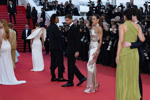 Internationale Filmfestspiele von Cannes, Fjord Premiere #8 Cannes Fjord screening NG Kevin Trapp and Izabel Goulart attending the ‘Fjord’ Screening and Red Carpet at Palais Des Festivals in Cannes, France on May 18 2026 as part of the 79th Cannes Film Festival. Photo by Nicolas Genin ABACAPRESS.COM Cannes France  Copyright: xGeninxNicolas ABACAx